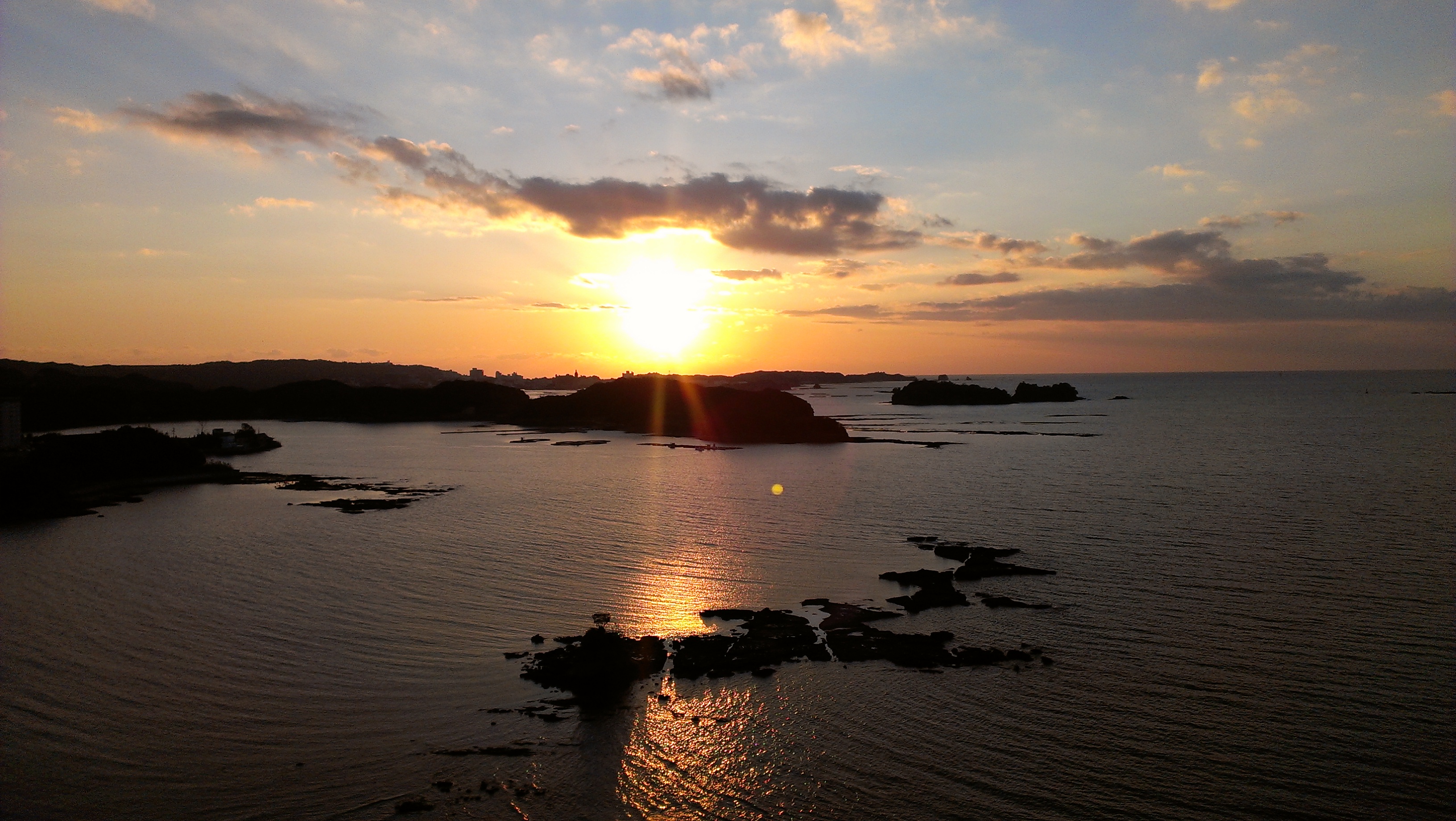 HVC南紀田辺からの夕陽