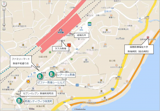 熱海駅周辺地図