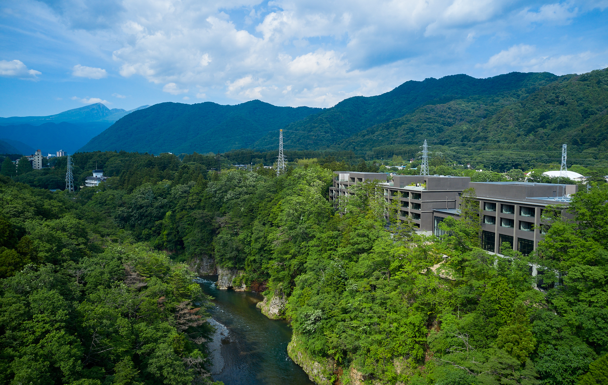 VIALA鬼怒川渓翠-空撮画像