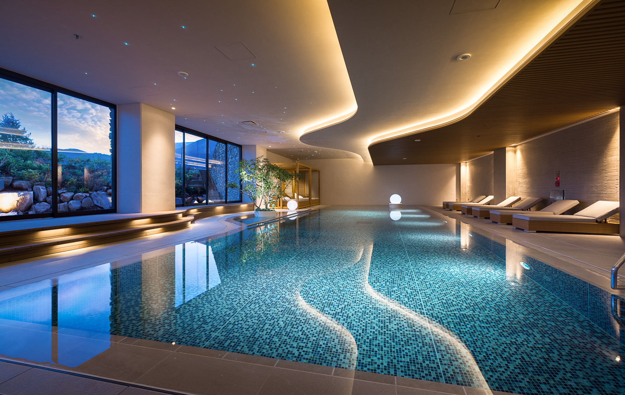 「RESERVE箱根明神平」のサーマルプール