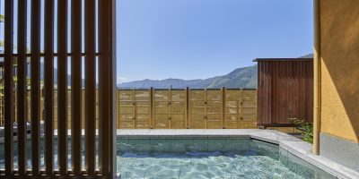 箱根甲子園の温泉露天風呂